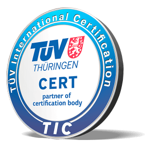 ISO 9001:2015 TUV Logo